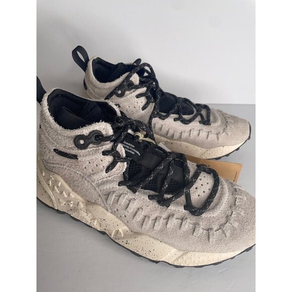 NEW Free People Flower Mountain Bloom Speckled Sneakers US 7 EU 38 Gray Suede - Picture 3 of 6